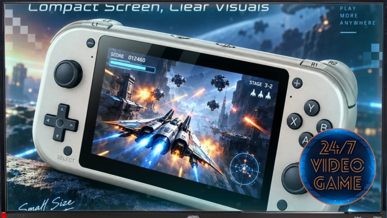 M17 Handheld Retro Video Game Player 128GB 4.3 Inch IPS Screen Portable Console