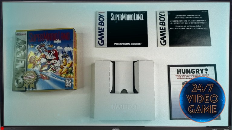 Super Mario Land Game Boy Box & Inserts (No Game)